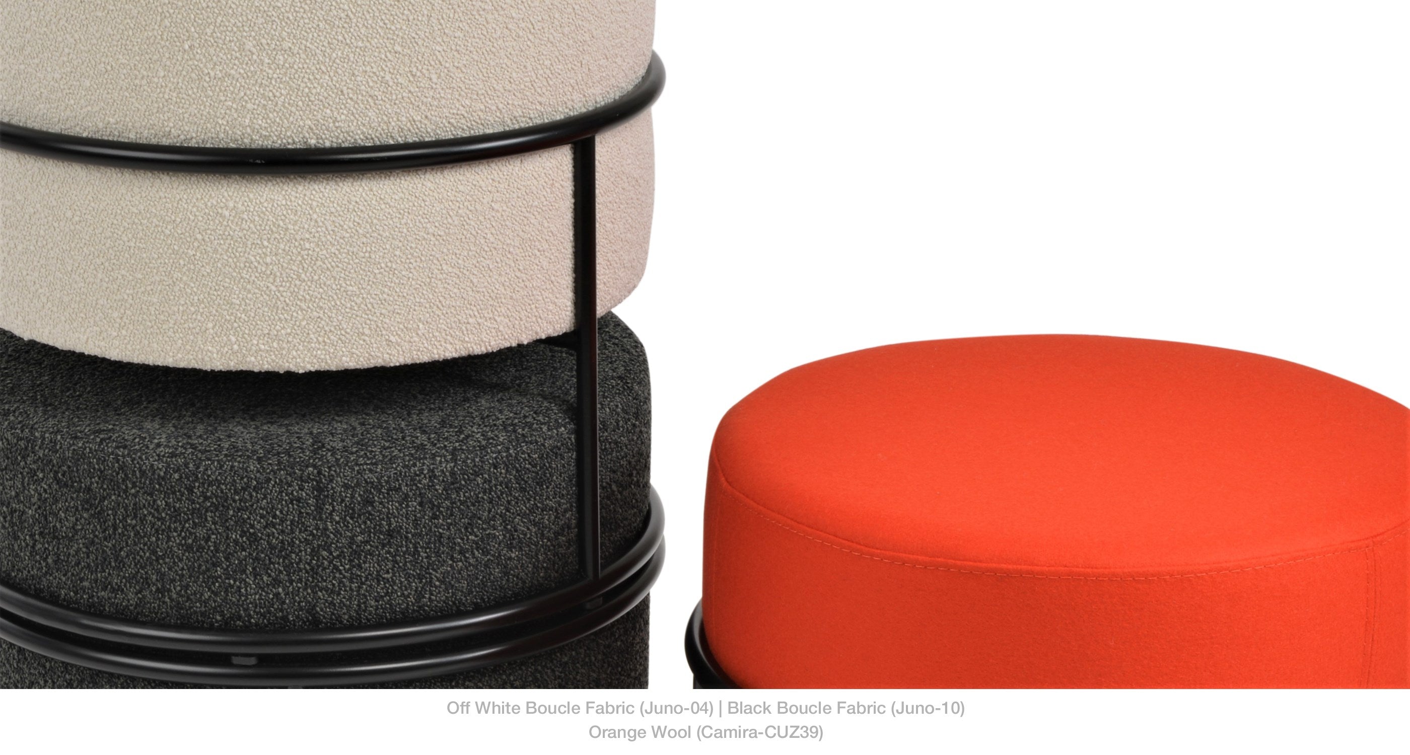 Colombo Stackable Pouf - modern pouf in vibrant colors for a pop of style | Image 23 | InSTYLE Home & Rugs