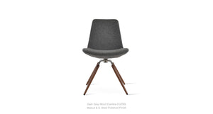Eiffel Carrot Swivel Chair - comfortable seating for dining and office spaces | Image 1 | InSTYLE Home & Rugs