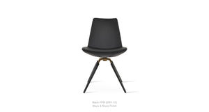 Eiffel Carrot Swivel Chair - comfortable seating for dining and office spaces | Image 8 | InSTYLE Home & Rugs