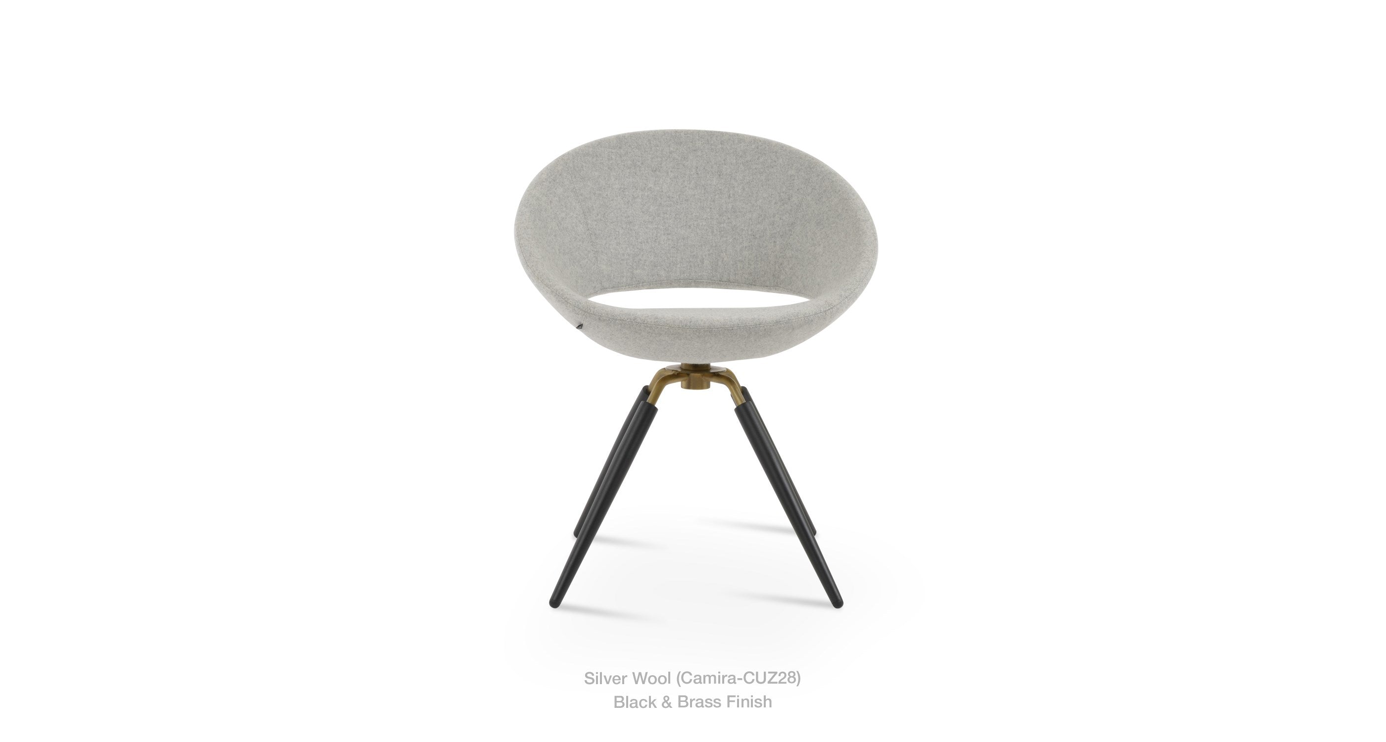 Crescent Carrot Swivel Chair - comfortable seating for dining and office spaces | Image 19 | InSTYLE Home & Rugs