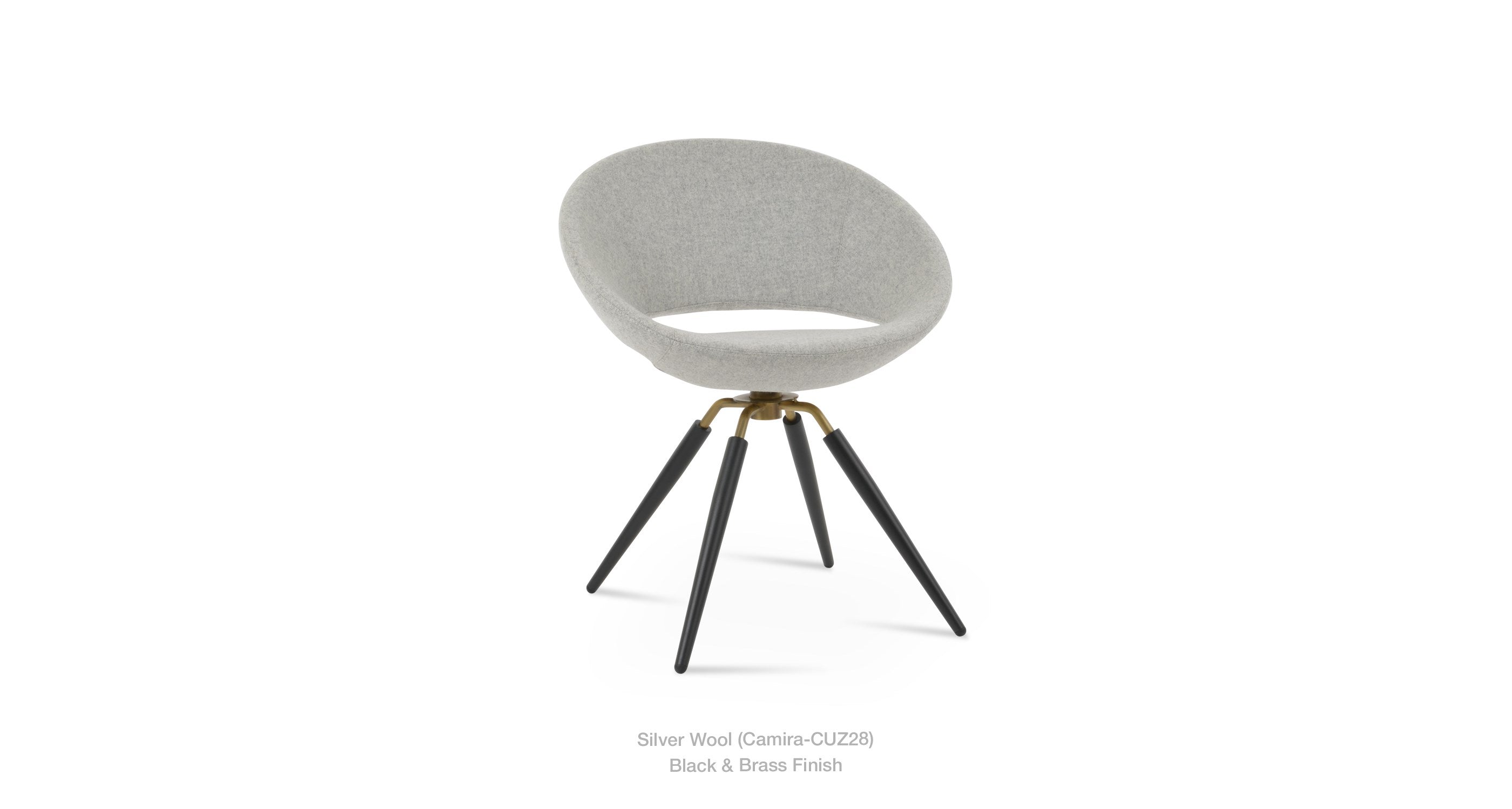 Crescent Carrot Swivel Chair - comfortable seating for dining and office spaces | Image 20 | InSTYLE Home & Rugs