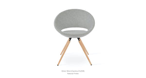 Crescent Carrot Swivel Chair - comfortable seating for dining and office spaces | Image 4 | InSTYLE Home & Rugs