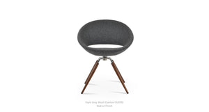 Crescent Carrot Swivel Chair - comfortable seating for dining and office spaces | Image 5 | InSTYLE Home & Rugs