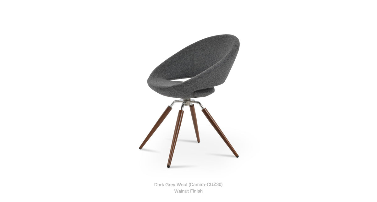 Crescent Carrot Swivel Chair - comfortable seating for dining and office spaces | Image 6 | InSTYLE Home & Rugs
