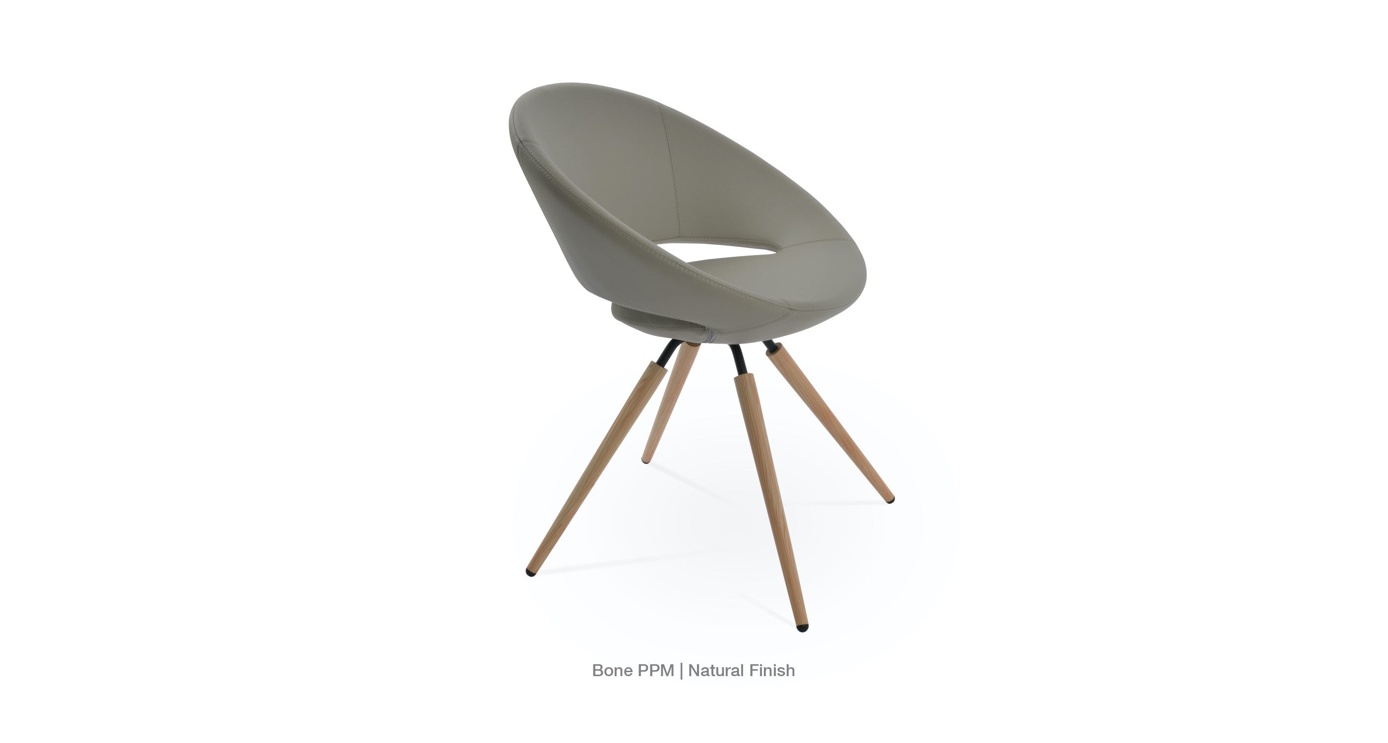 Crescent Carrot Swivel Chair - comfortable seating for dining and office spaces | Image 9 | InSTYLE Home & Rugs