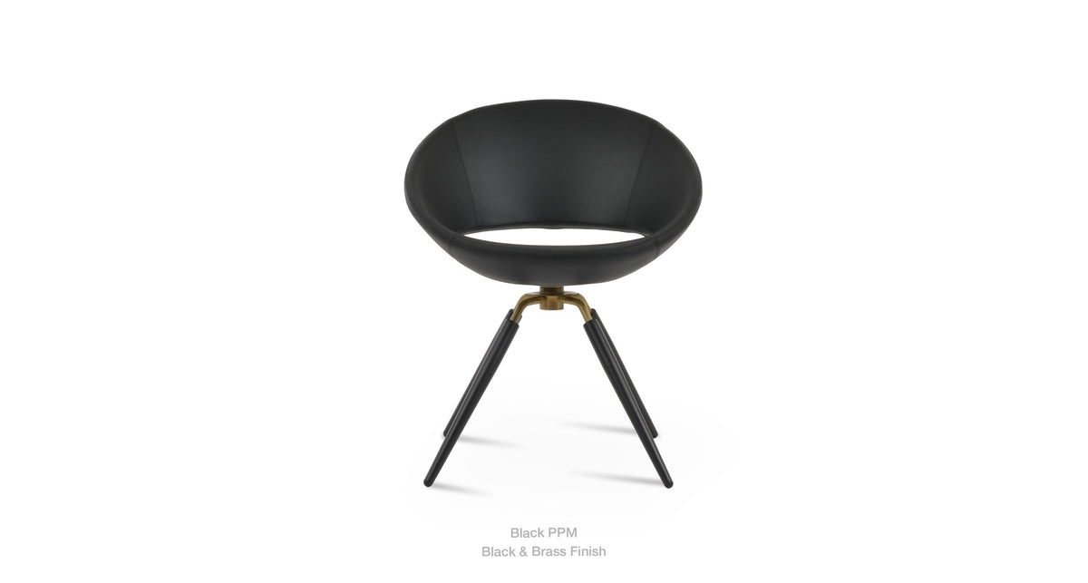 Crescent Carrot Swivel Chair - comfortable seating for dining and office spaces | Image 10 | InSTYLE Home & Rugs