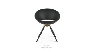 Crescent Carrot Swivel Chair - comfortable seating for dining and office spaces | Image 10 | InSTYLE Home & Rugs