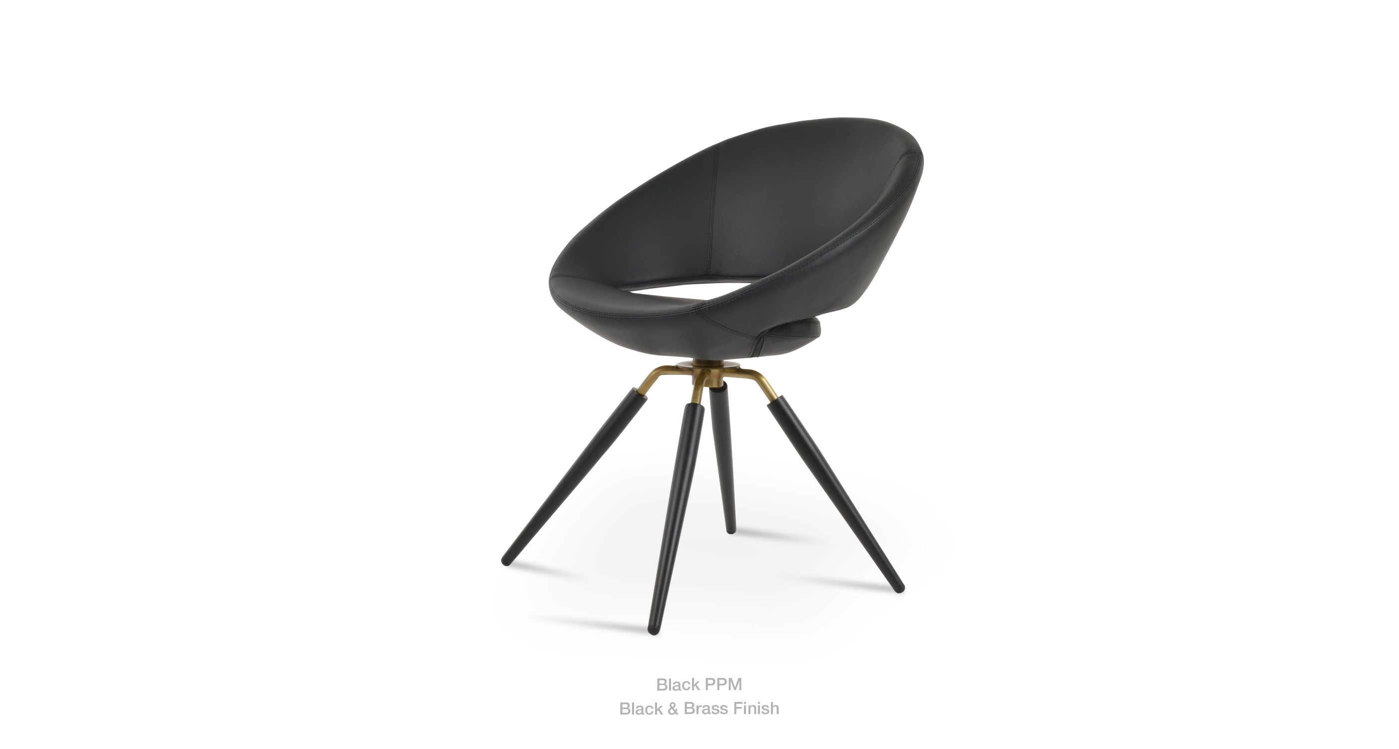 Crescent Carrot Swivel Chair - comfortable seating for dining and office spaces | Image 12 | InSTYLE Home & Rugs