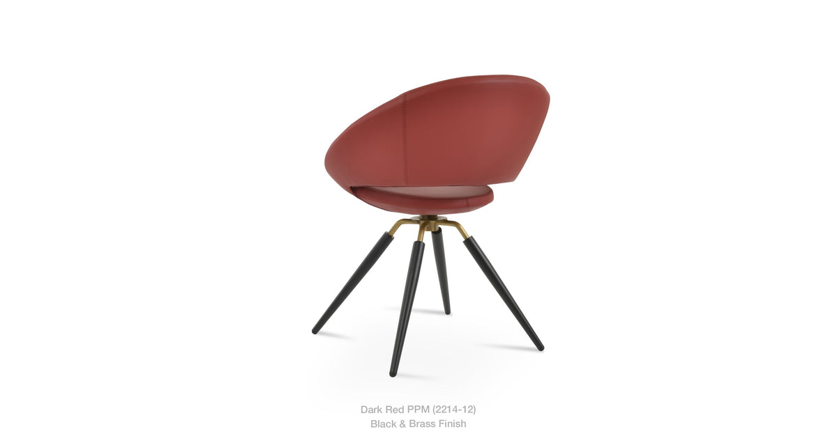 Crescent Carrot Swivel Chair - comfortable seating for dining and office spaces | Image 13 | InSTYLE Home & Rugs