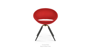 Crescent Carrot Swivel Chair - comfortable seating for dining and office spaces | Image 14 | InSTYLE Home & Rugs