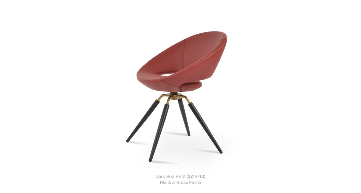 Crescent Carrot Swivel Chair - comfortable seating for dining and office spaces | Image 16 | InSTYLE Home & Rugs