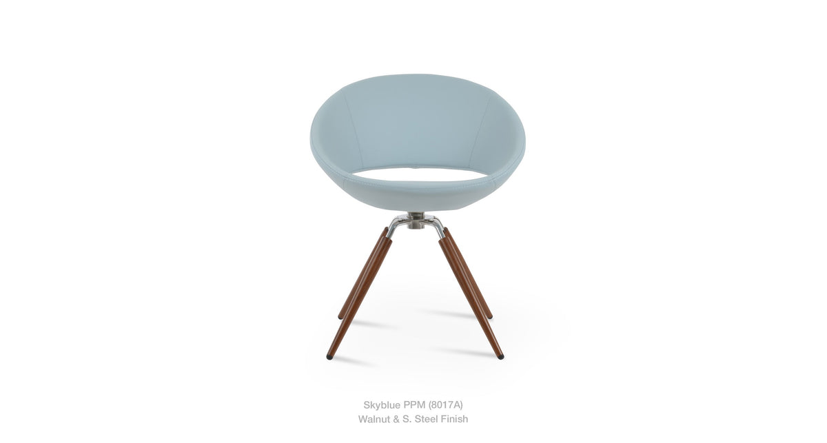 Crescent Carrot Swivel Chair - comfortable seating for dining and office spaces | Image 17 | InSTYLE Home & Rugs