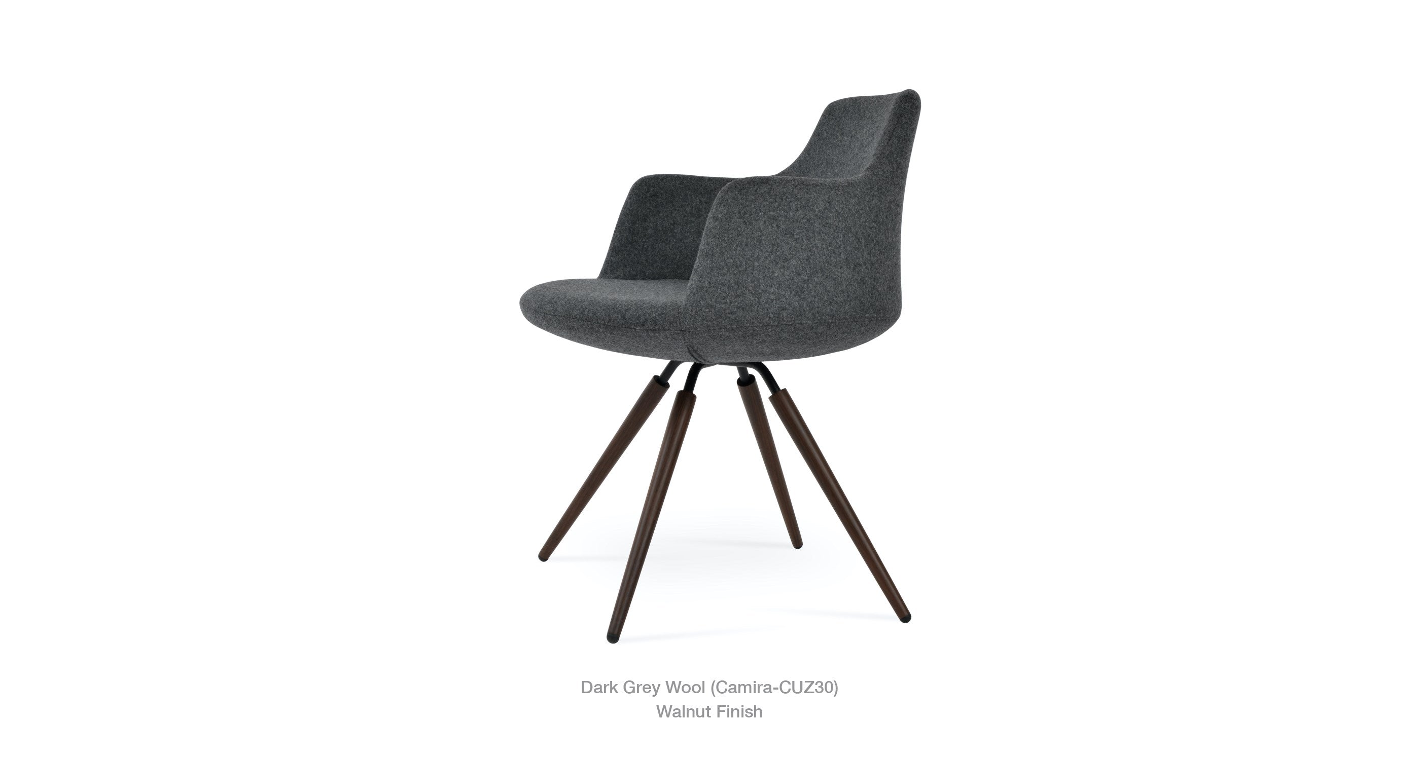 Dervish Carrot Swivel Chair - comfortable seating for dining and office spaces | Image 13 | InSTYLE Home & Rugs