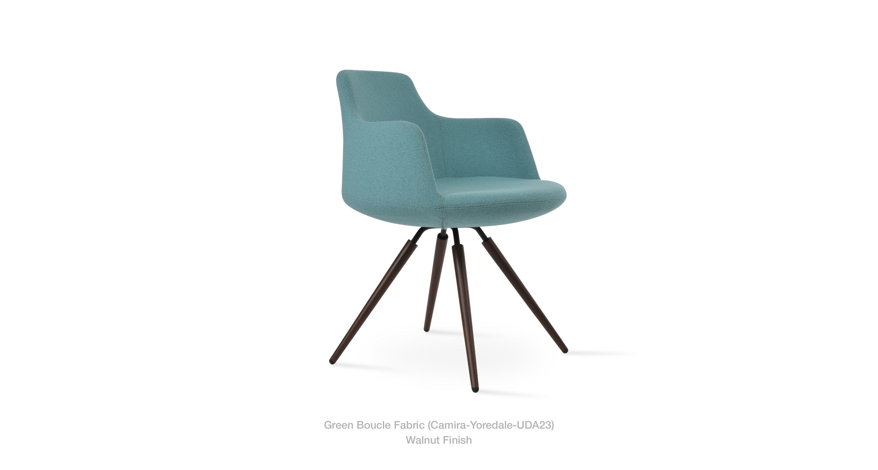 Dervish Carrot Swivel Chair - comfortable seating for dining and office spaces | Image 14 | InSTYLE Home & Rugs