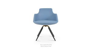 Dervish Carrot Swivel Chair - comfortable seating for dining and office spaces | Image 11 | InSTYLE Home & Rugs