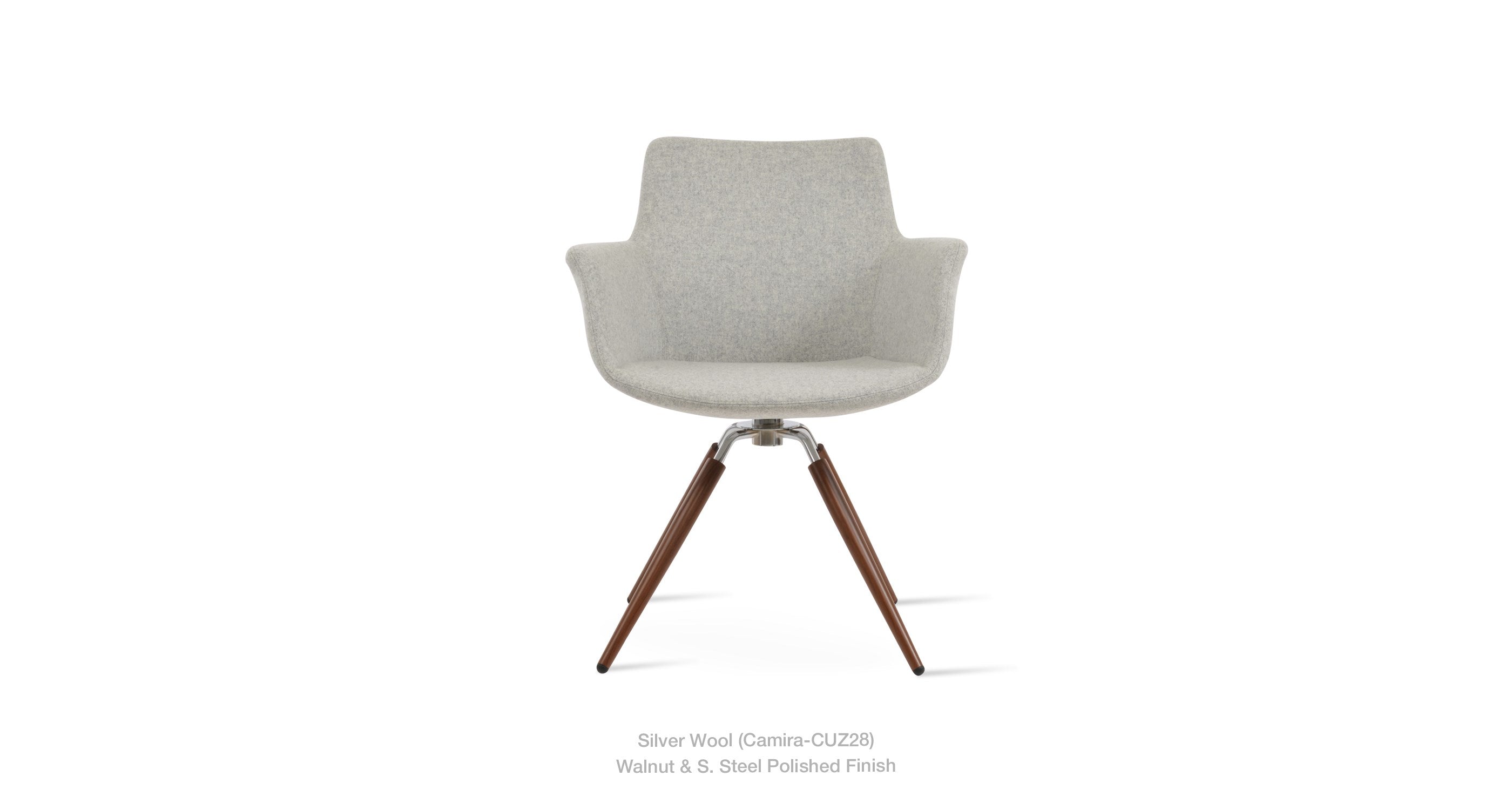 Bottega Carrot Swivel Chair - durable construction for long-lasting use | Image 16 | InSTYLE Home & Rugs