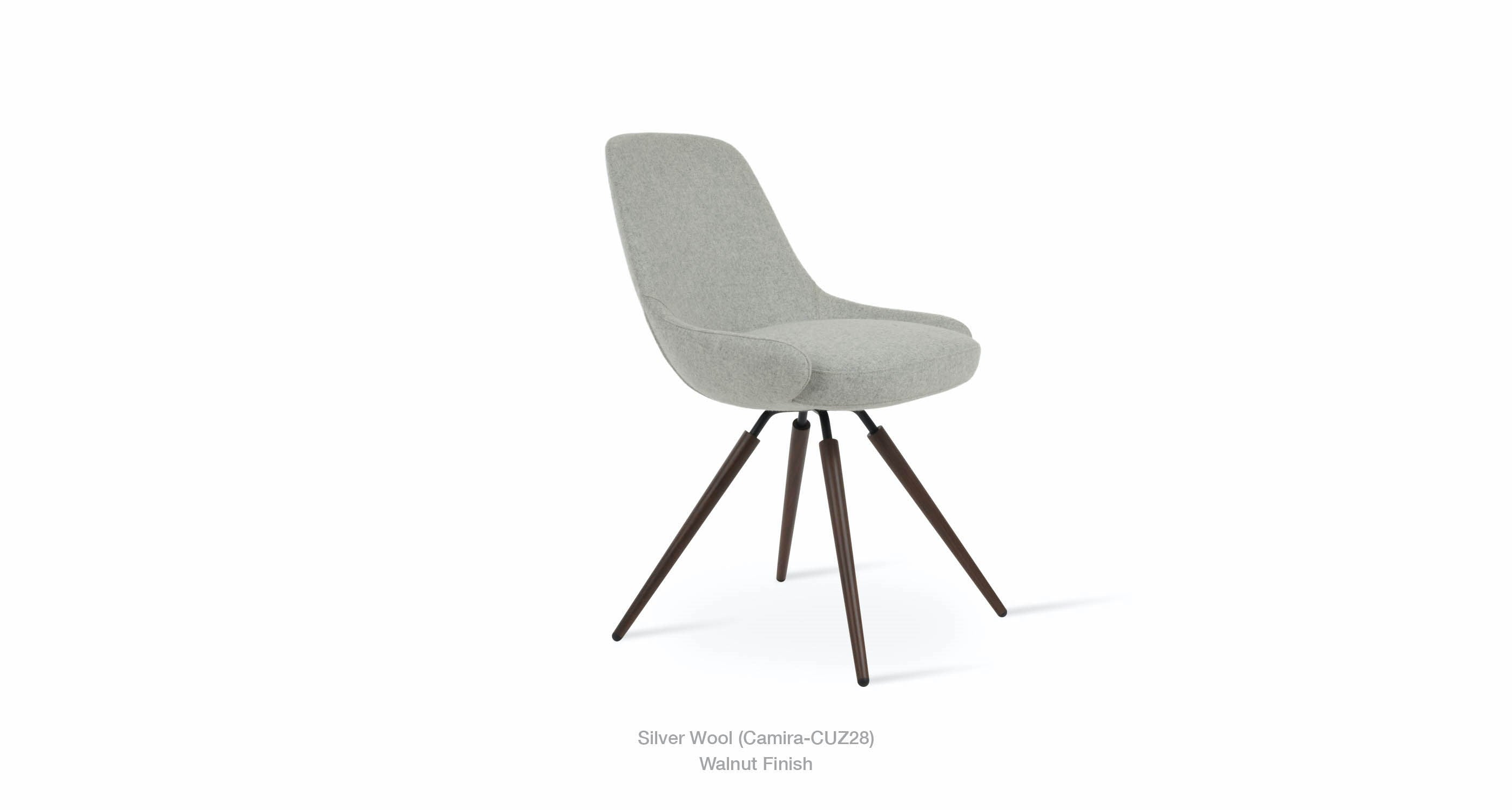 Gazel Carrot Swivel Chair - comfortable seating for dining and office spaces | Image 4 | InSTYLE Home & Rugs