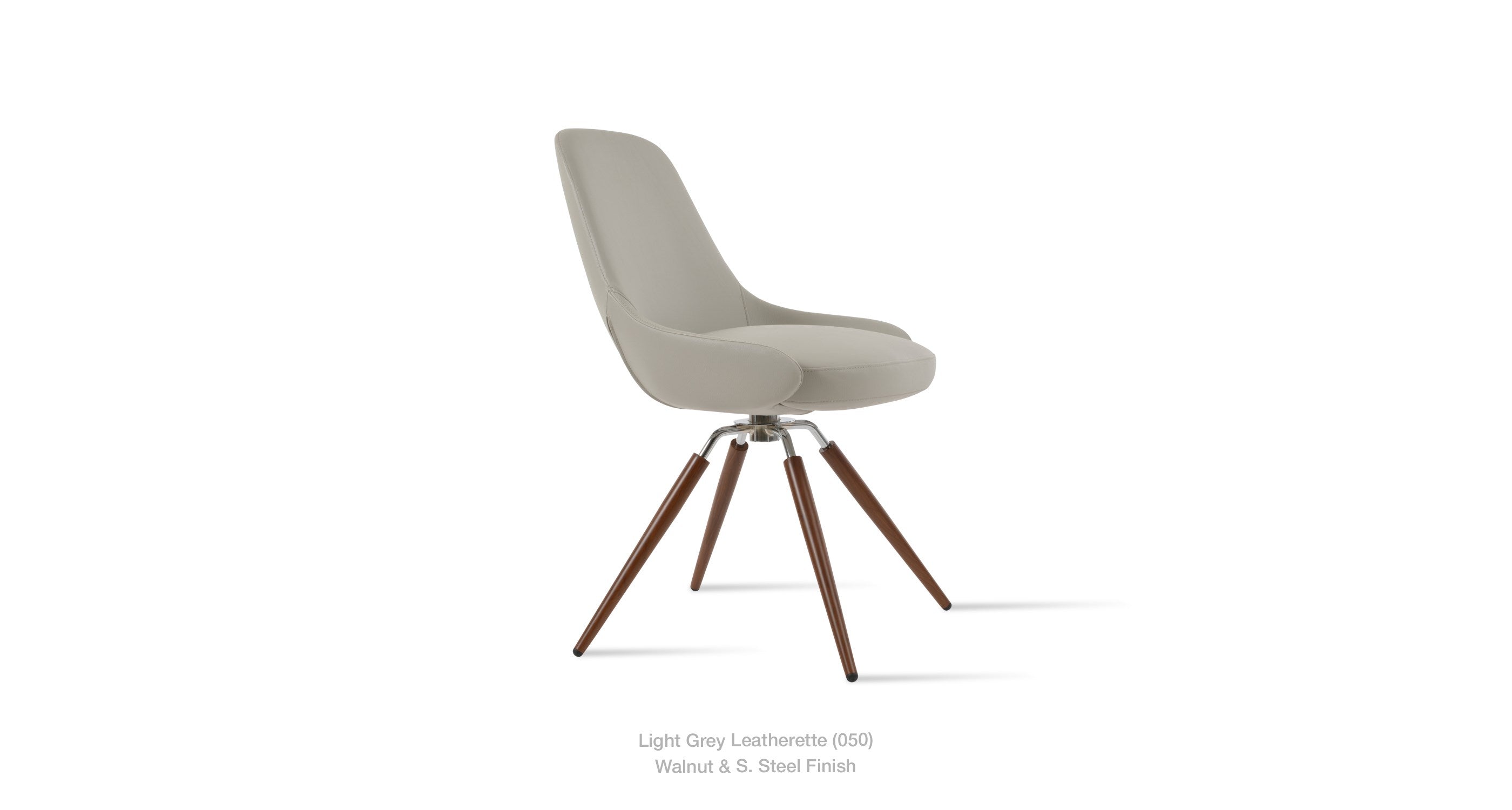 Gazel Carrot Swivel Chair - comfortable seating for dining and office spaces | Image 8 | InSTYLE Home & Rugs