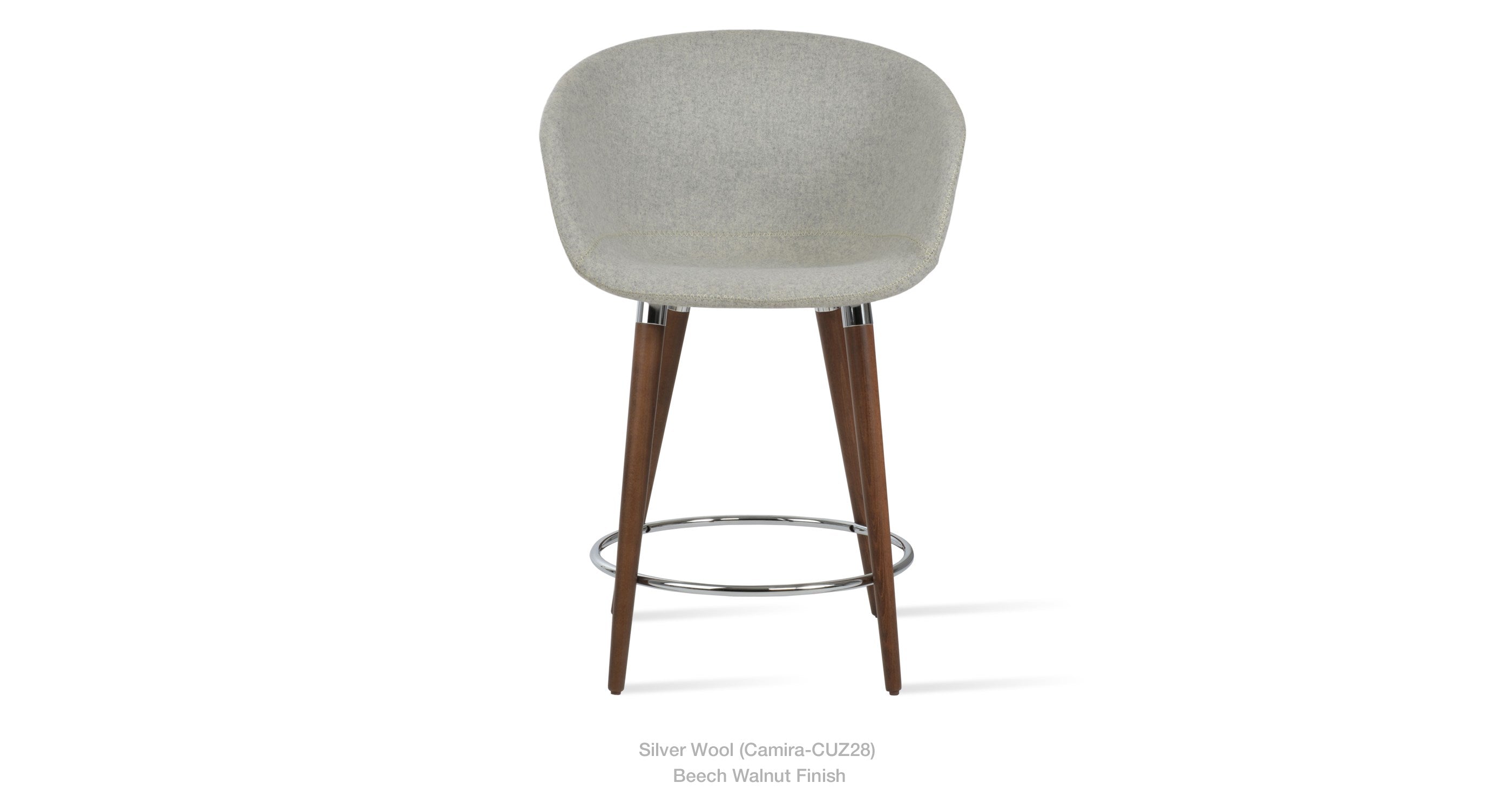 Tribeca GZ Wood Stools - perfect for small spaces | Image 1 | InSTYLE Home & Rugs