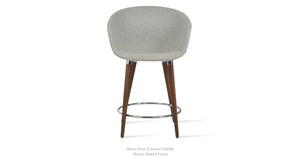 Tribeca GZ Wood Stools - perfect for small spaces | Image 1 | InSTYLE Home & Rugs