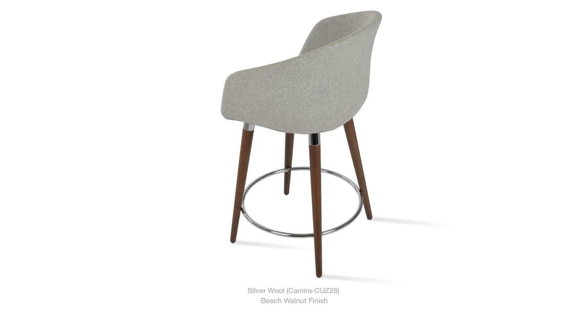 Tribeca GZ Wood Stools - perfect for small spaces | Image 4 | InSTYLE Home & Rugs
