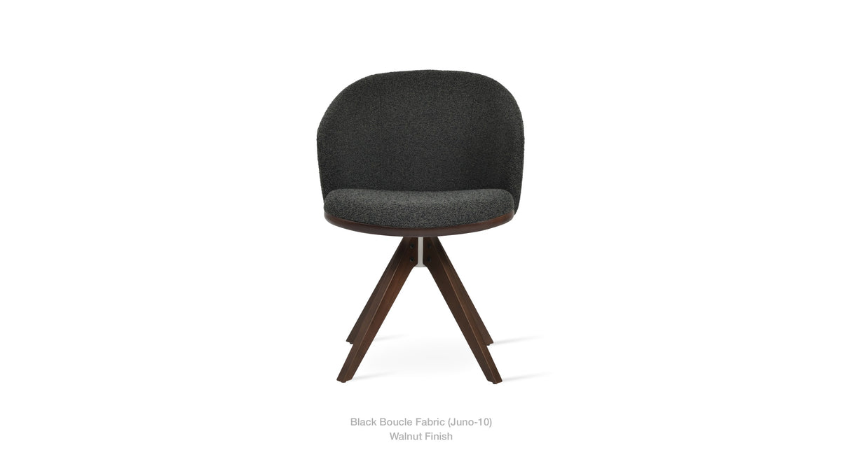 Athena Pyramid Swivel Chair - durable construction for long-lasting use | Image 3 | InSTYLE Home & Rugs