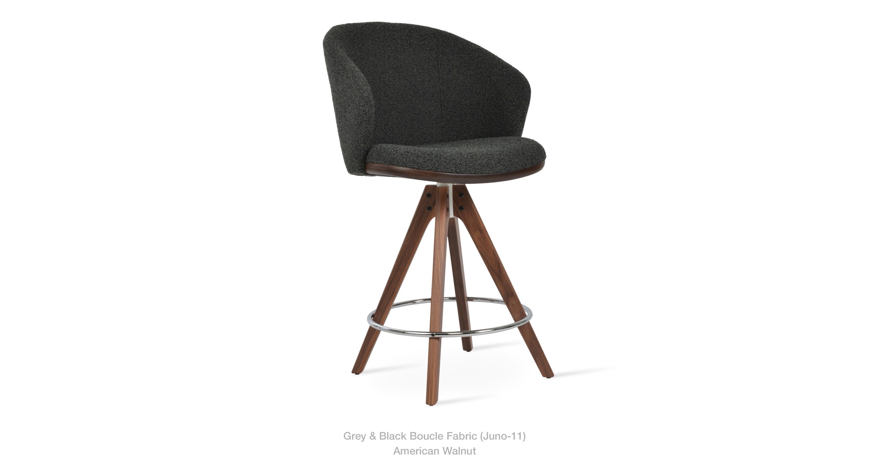 Athena Pyramid Swivel Stools - available in various heights | Image 10 | InSTYLE Home & Rugs
