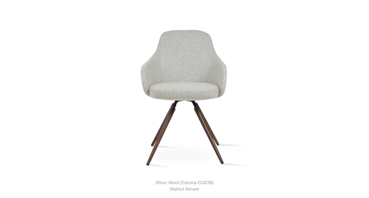 Gazel Arm Carrot Swivel Chair - durable construction for long-lasting use | Image 14 | InSTYLE Home & Rugs