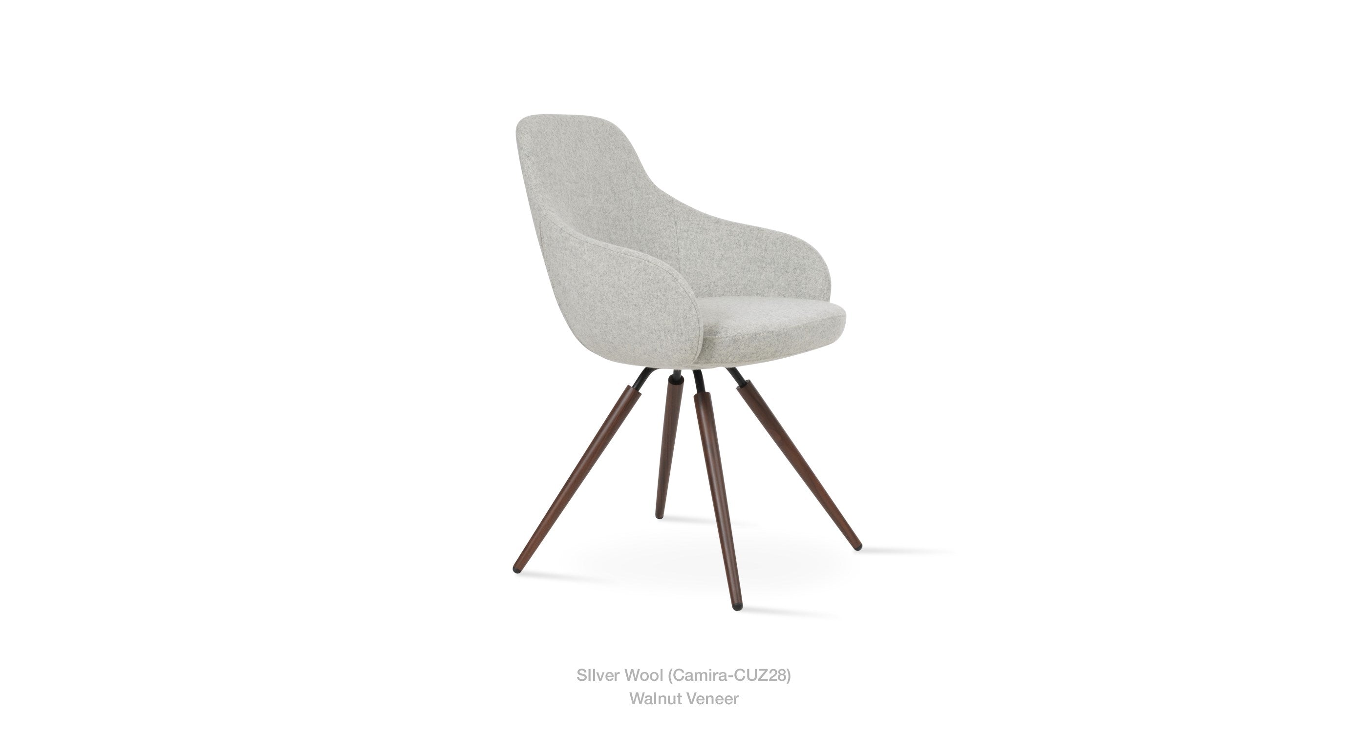 Gazel Arm Carrot Swivel Chair - durable construction for long-lasting use | Image 15 | InSTYLE Home & Rugs