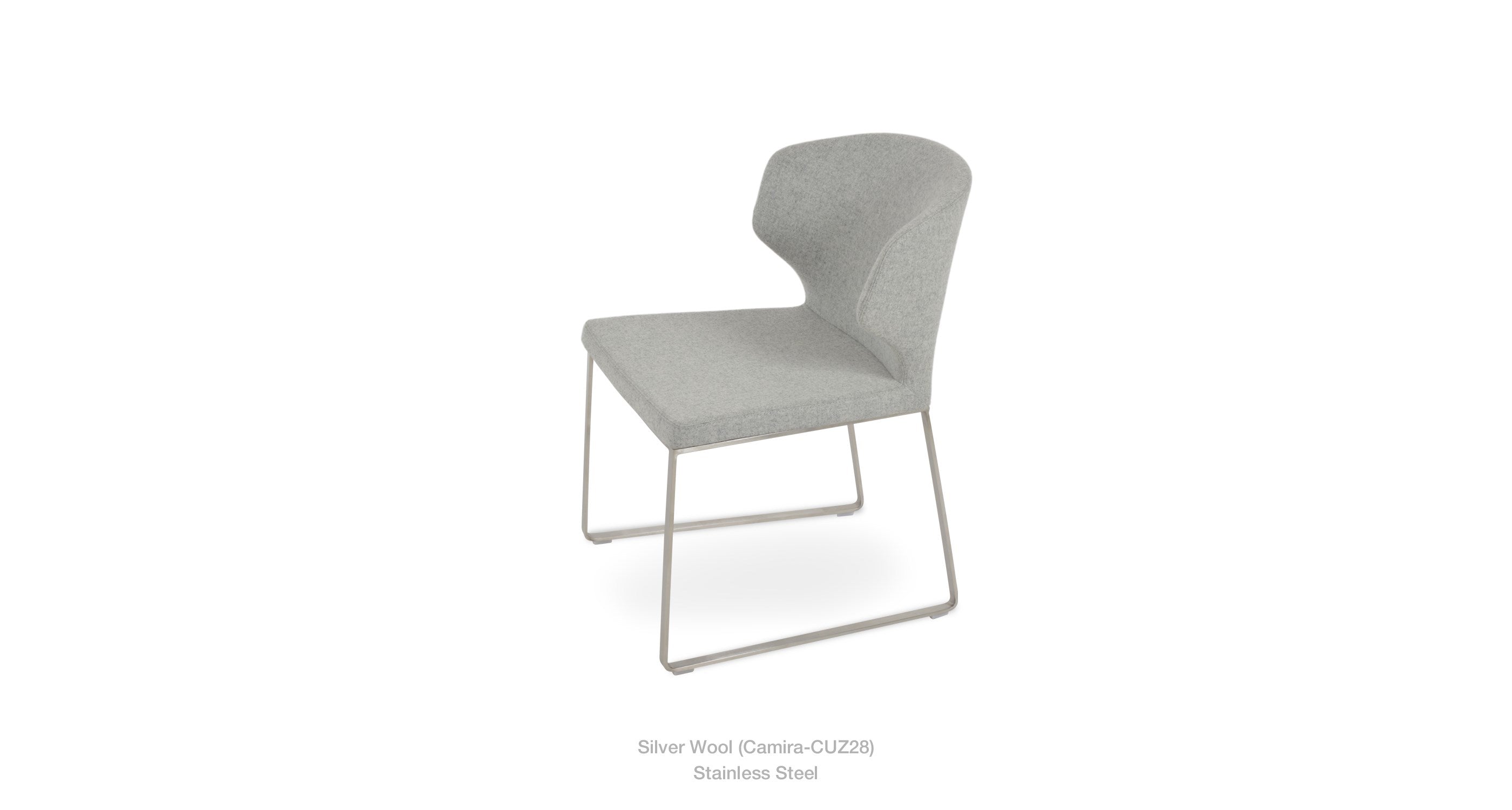 Amed +(PLUS) Sled Chair - stylish chairs for any table | Image 2 | InSTYLE Home & Rugs
