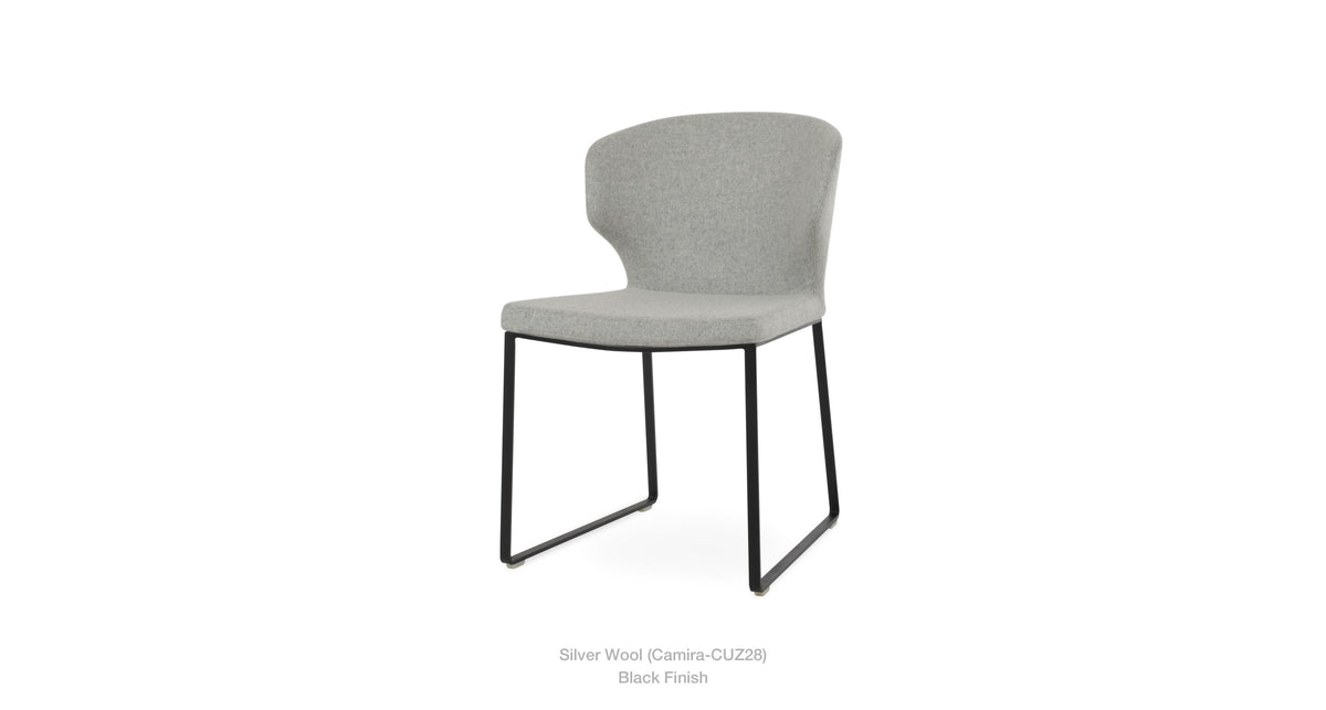 Amed +(PLUS) Sled Chair - stylish chairs for any table | Image 5 | InSTYLE Home & Rugs