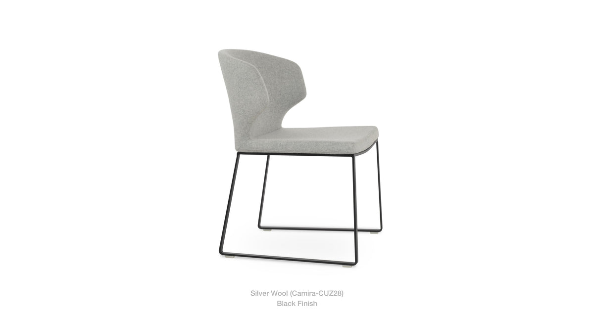 Amed +(PLUS) Sled Chair - stylish chairs for any table | Image 6 | InSTYLE Home & Rugs