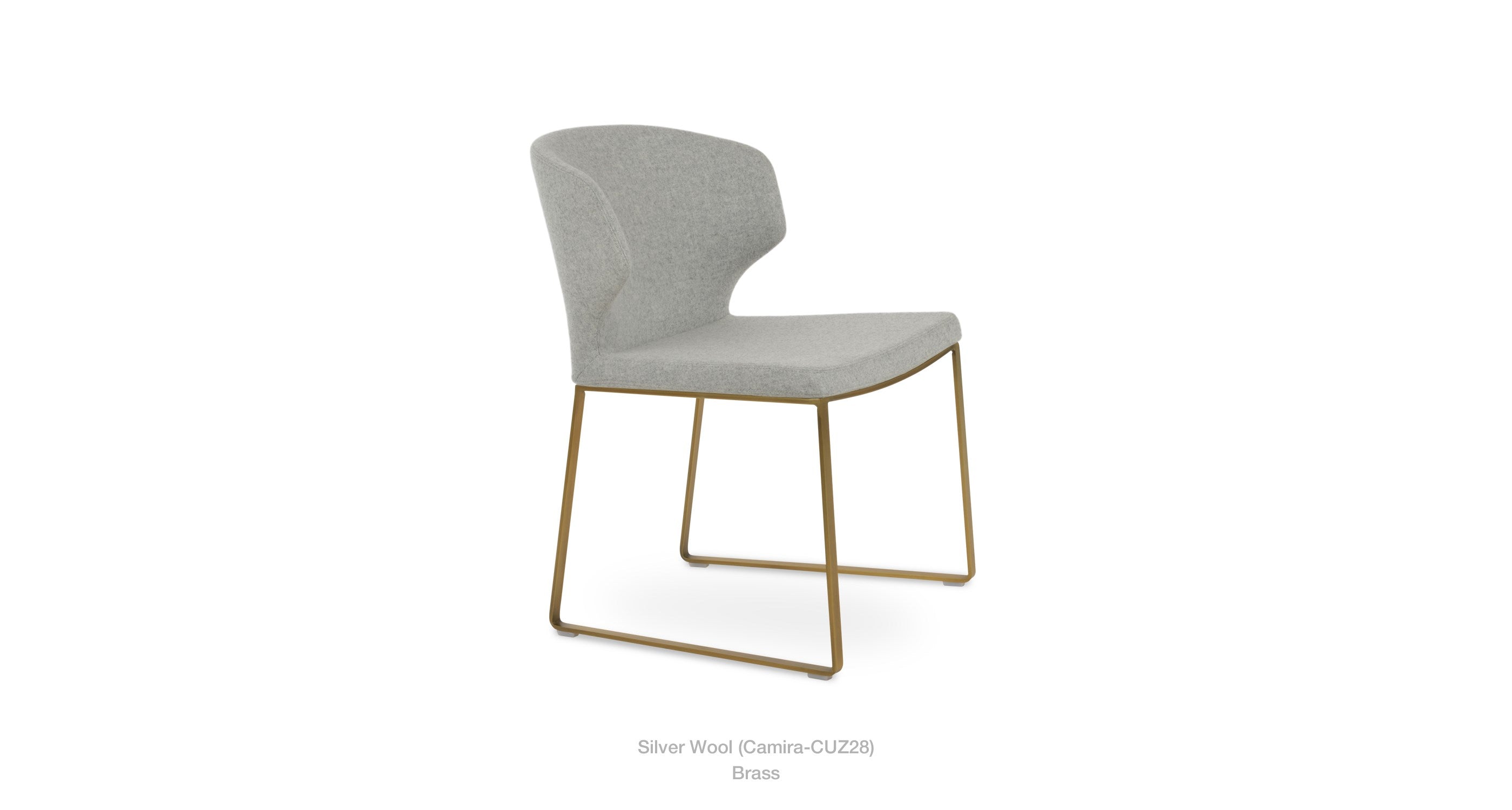 Amed +(PLUS) Sled Chair - stylish chairs for any table | Image 7 | InSTYLE Home & Rugs