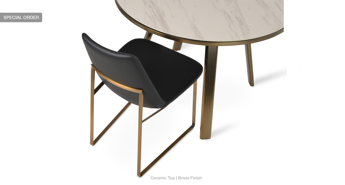 Denver Dining Table - elegant seating for dining areas | Image 18 | InSTYLE Home & Rugs