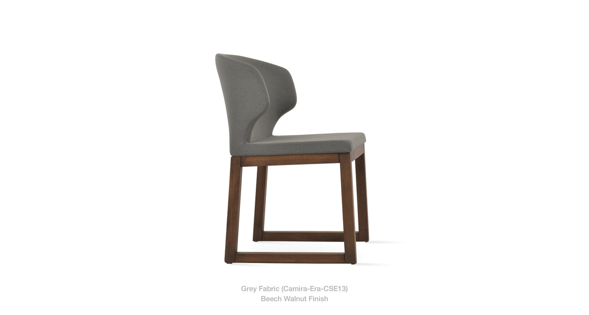 Amed Sled Wood Chair - durable construction for long-lasting use | Image 4 | InSTYLE Home & Rugs