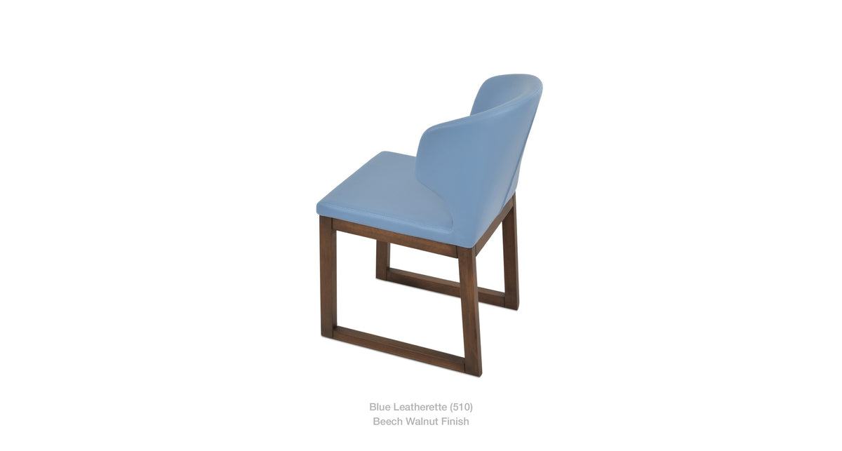 Amed Sled Wood Chair - durable construction for long-lasting use | Image 16 | InSTYLE Home & Rugs