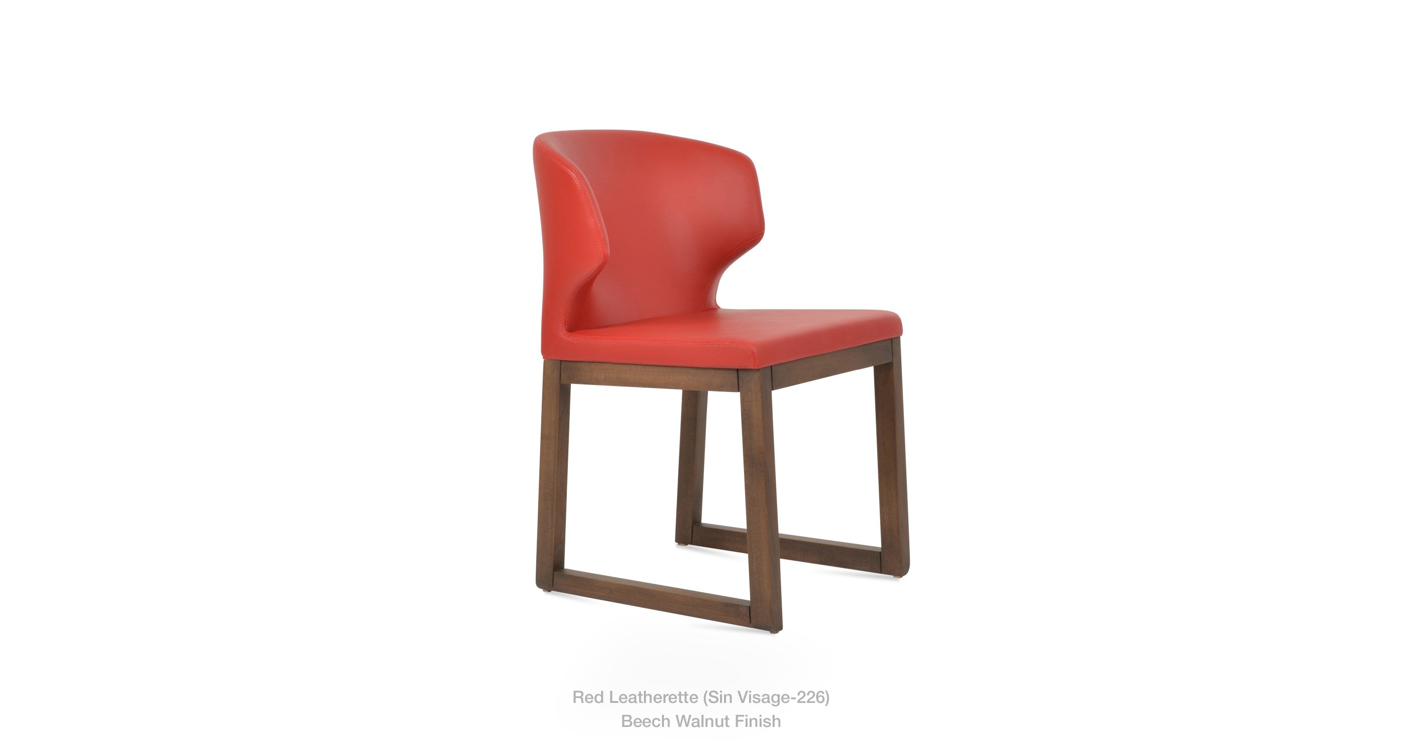 Amed Sled Wood Chair - durable construction for long-lasting use | Image 17 | InSTYLE Home & Rugs