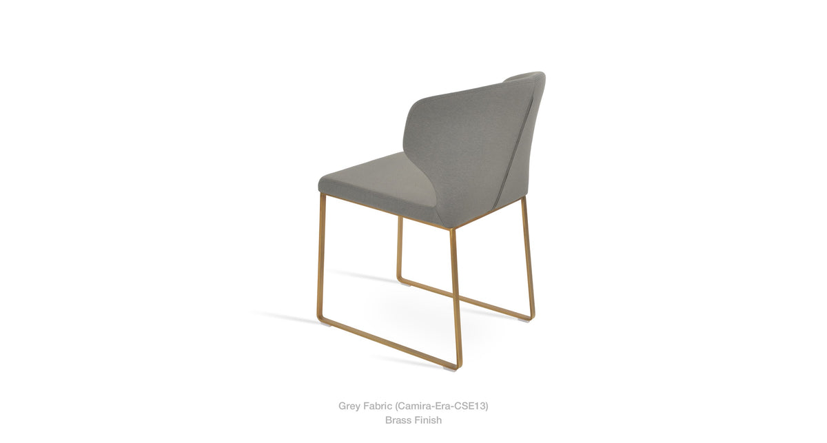 Amed Sled Chair - comfortable dining experience | Image 10 | InSTYLE Home & Rugs