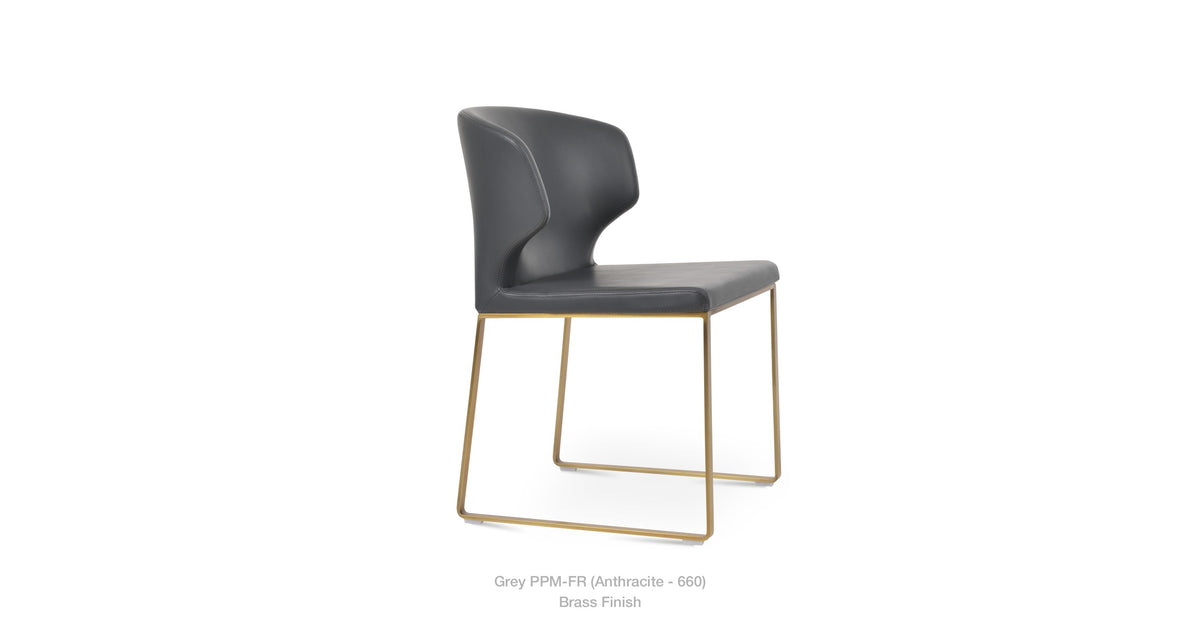 Amed Sled Chair - comfortable dining experience | Image 16 | InSTYLE Home & Rugs