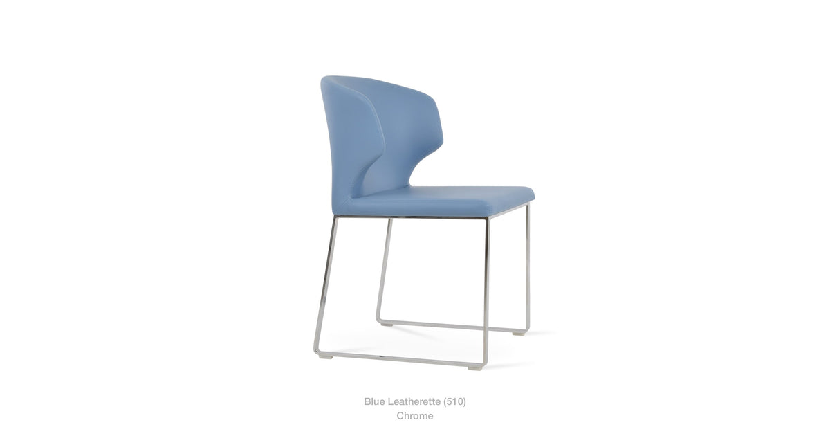 Amed Sled Chair - comfortable dining experience | Image 21 | InSTYLE Home & Rugs