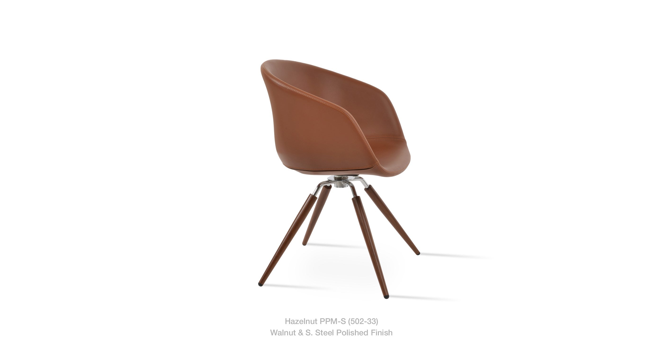 Tribeca Carrot Swivel Chair - durable construction for long-lasting use | Image 15 | InSTYLE Home & Rugs