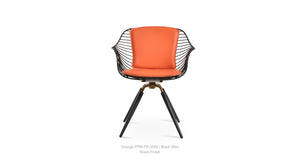 Zebra Carrot Swivel Chair - variety of styles from classic to contemporary | Image 42 | InSTYLE Home & Rugs
