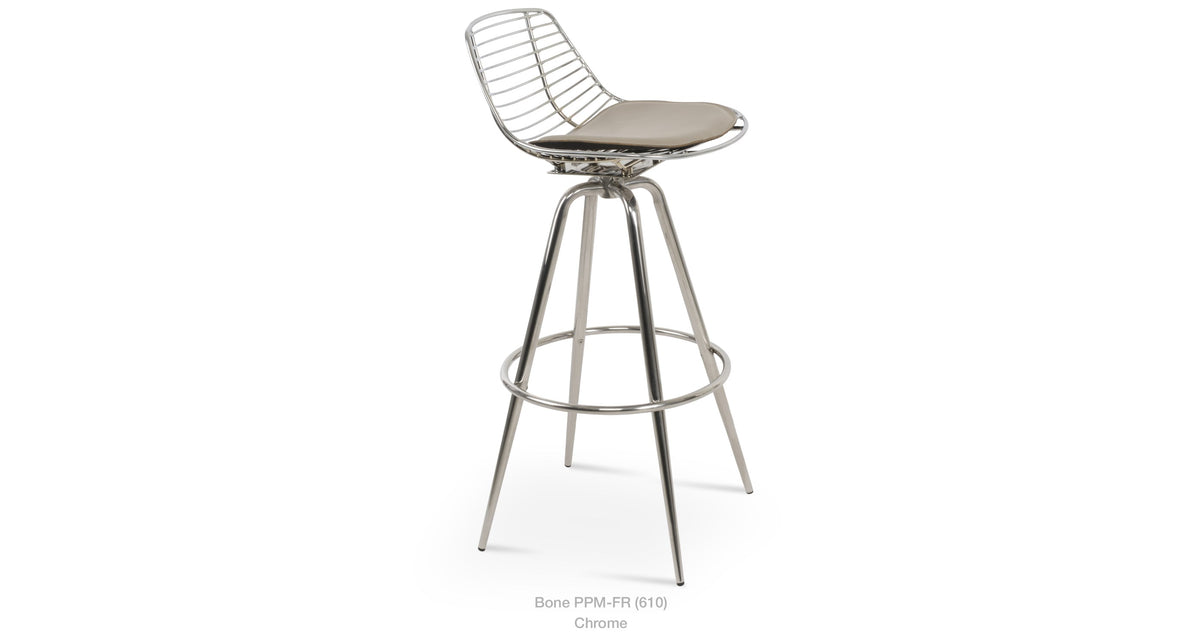 Tiger Mini Max Swivel Stools - available in various heights | Image 12 | InSTYLE Home & Rugs