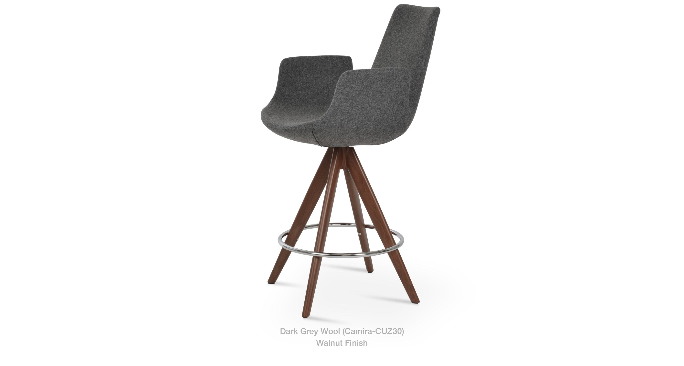 Eiffel Arm Pyramid MW Stools - available in various heights | Image 10 | InSTYLE Home & Rugs