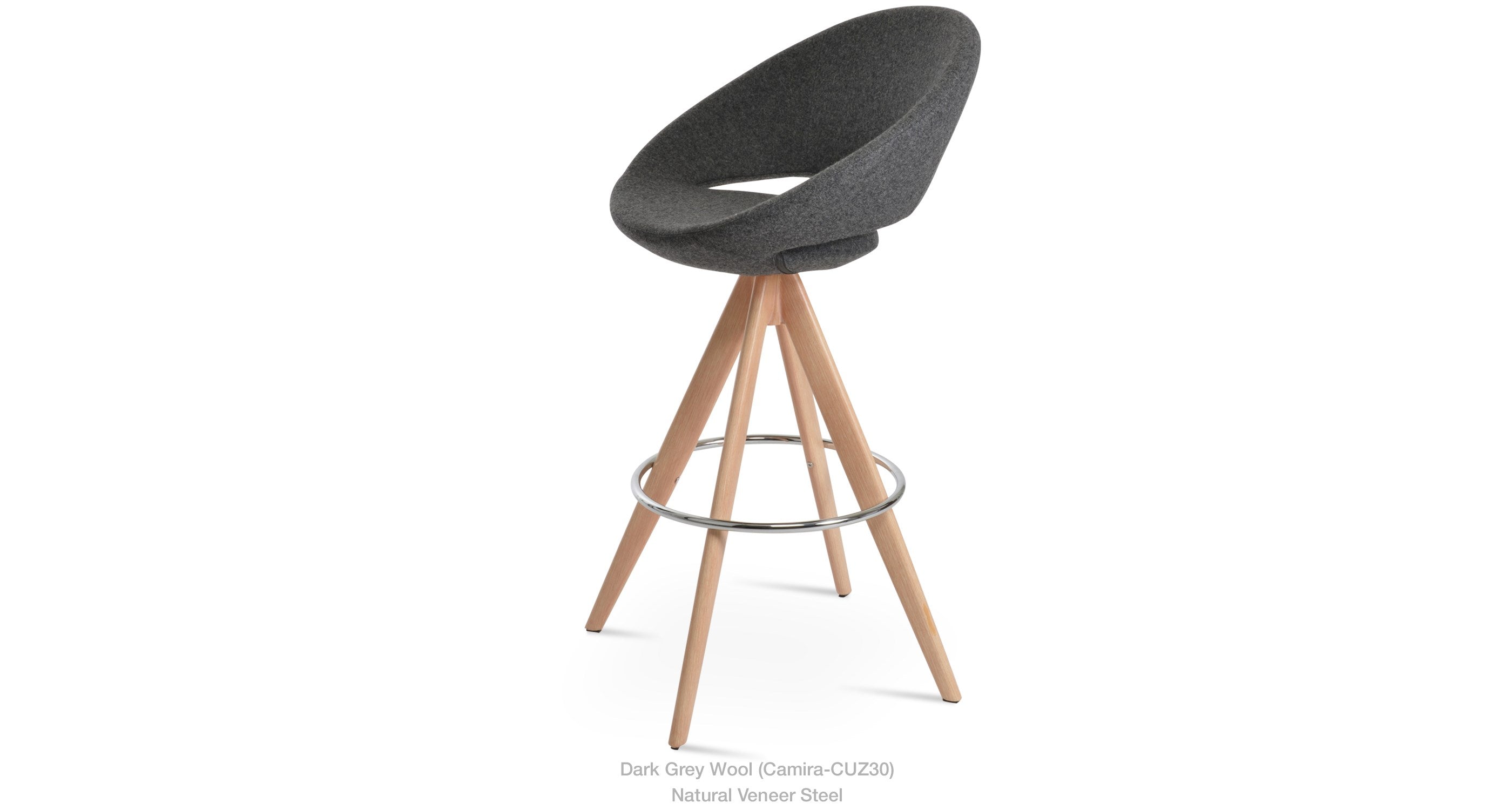 Crescent Pyramid MW Swivel Stools - compact and stylish design | Image 15 | InSTYLE Home & Rugs