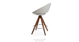 Crescent Pyramid MW Swivel Stools - compact and stylish design | Image 4 | InSTYLE Home & Rugs