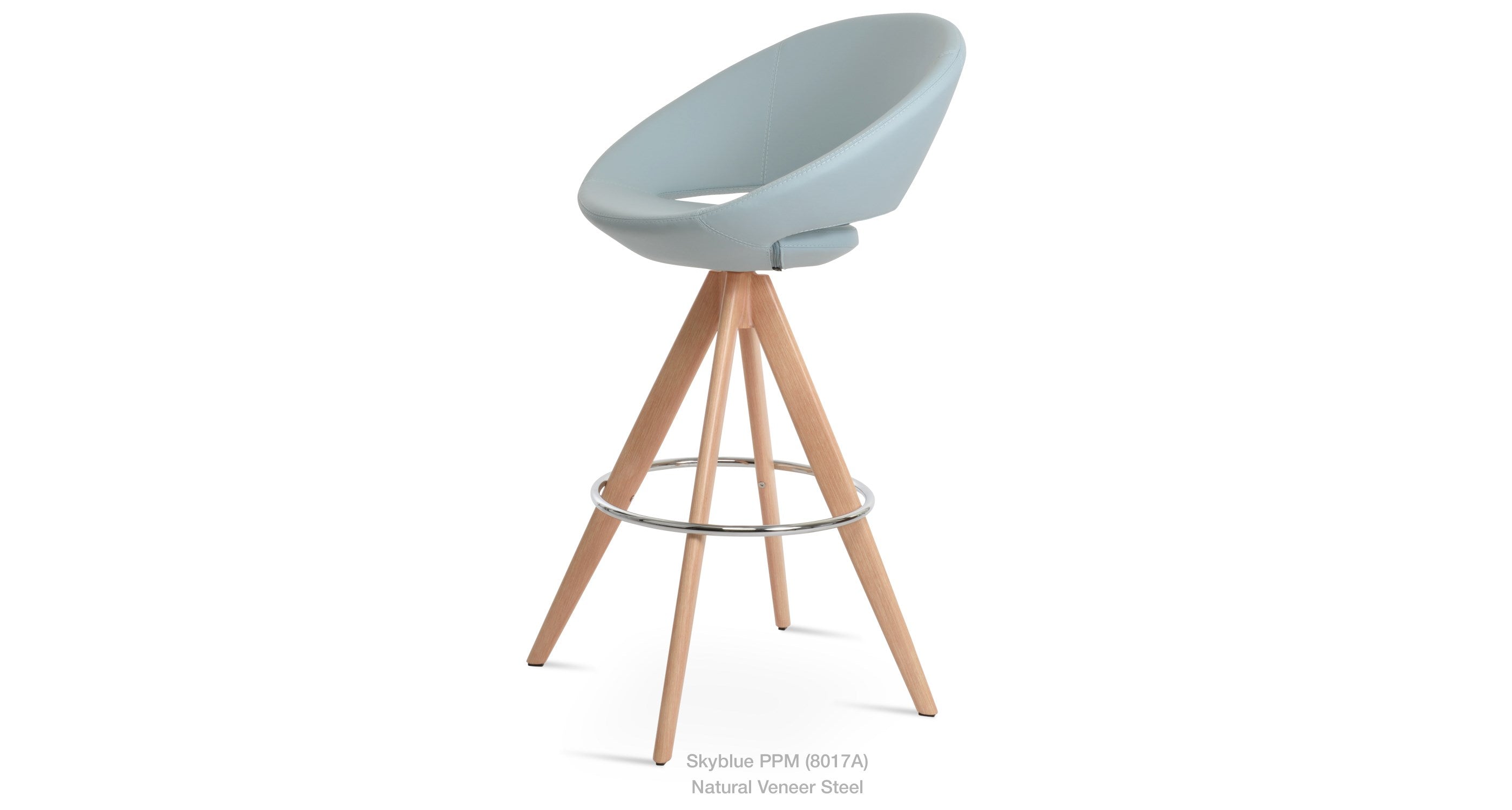 Crescent Pyramid MW Swivel Stools - compact and stylish design | Image 6 | InSTYLE Home & Rugs