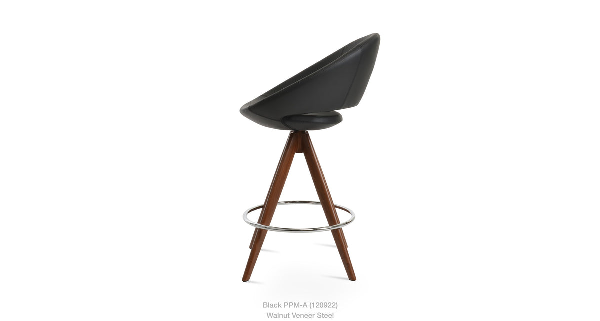 Crescent Pyramid MW Swivel Stools - compact and stylish design | Image 12 | InSTYLE Home & Rugs
