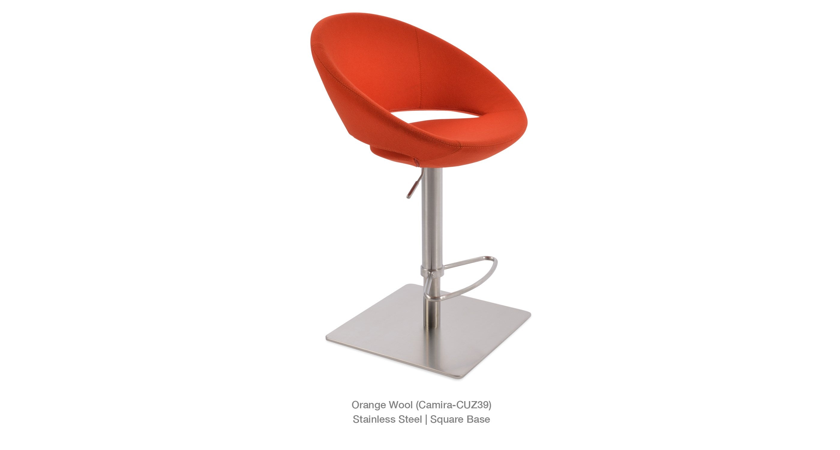 Crescent Piston Half Footrest - | Image 7 | InSTYLE Home & Rugs