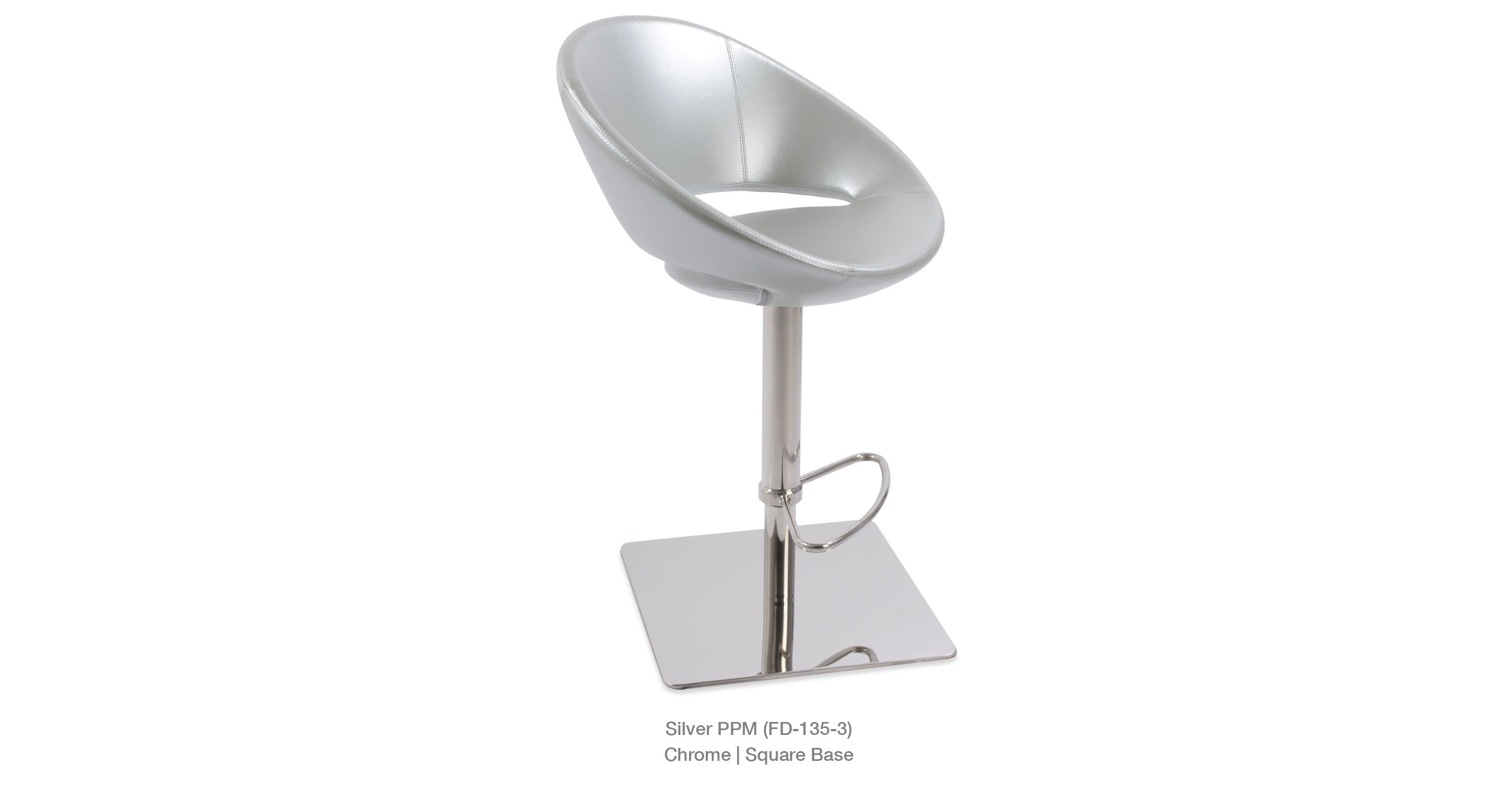Crescent Piston Half Footrest - | Image 5 | InSTYLE Home & Rugs
